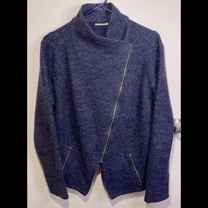 Halogen Moto Jacket Blue